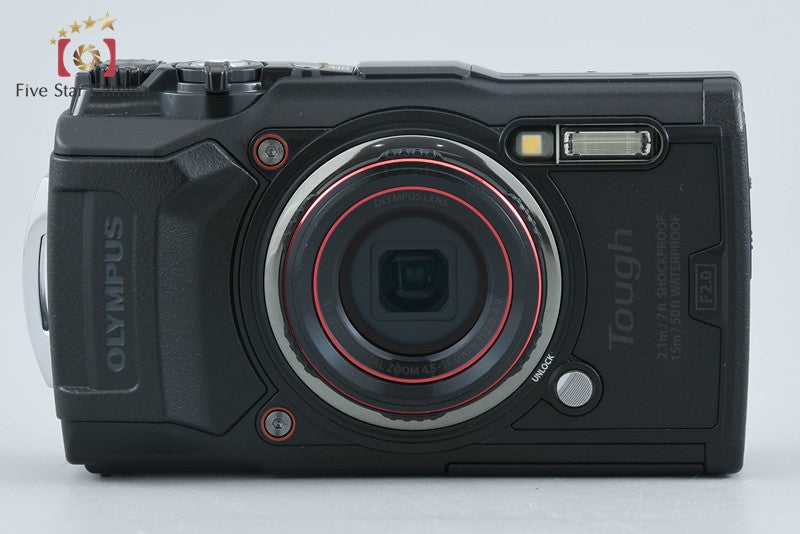 "Count 193" Olympus Tough TG-6 Black 12.0MP 15m Waterproof Digital Camera w/ Box