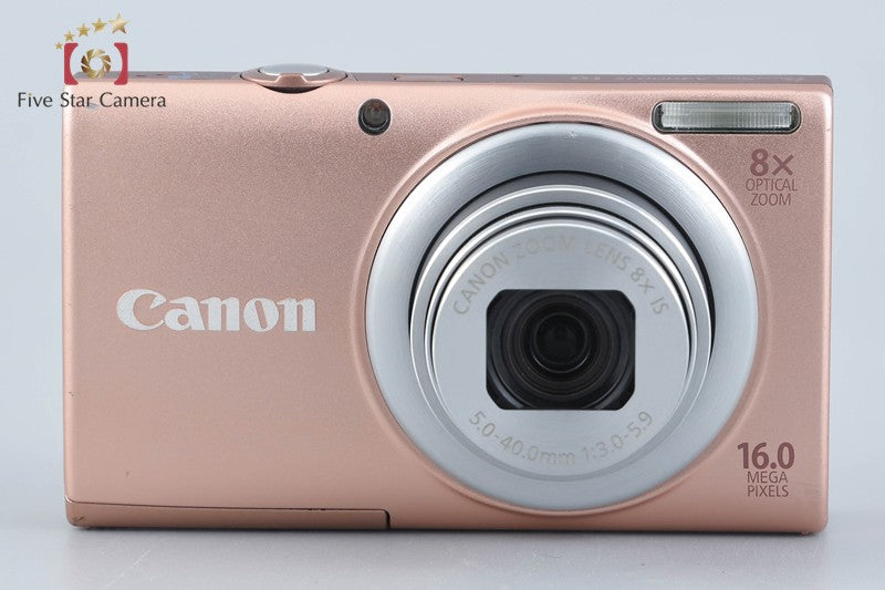 Canon PowerShot A4000 IS Pink 16.0 MP Digital Camera