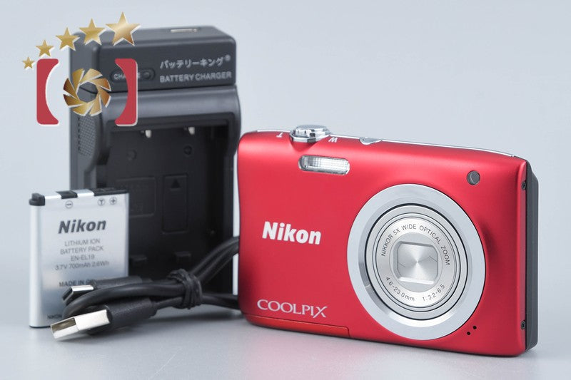 Nikon COOLPIX A100 Red 20.1 MP Digital Camera