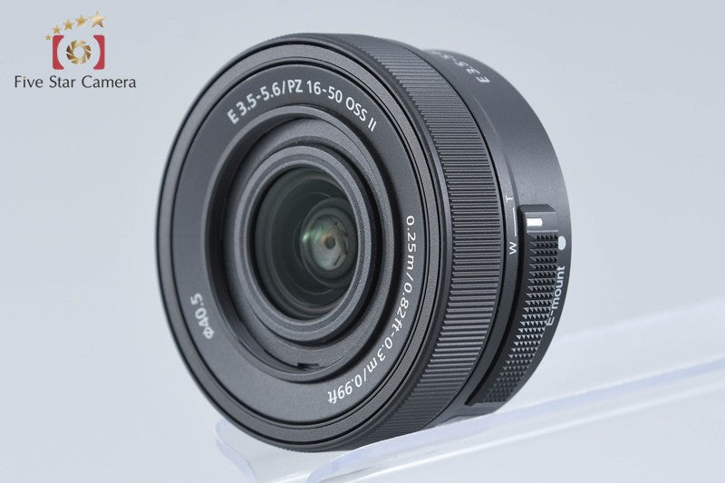 SONY E PZ 16-50mm f/3.5-5.6 OSS II SELP16502 Black Sony E Mount