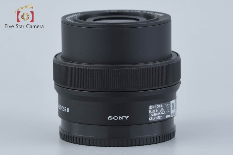SONY E PZ 16-50mm f/3.5-5.6 OSS II SELP16502 Black Sony E Mount