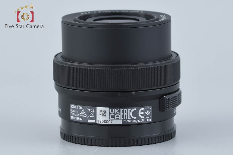 SONY E PZ 16-50mm f/3.5-5.6 OSS II SELP16502 Black Sony E Mount