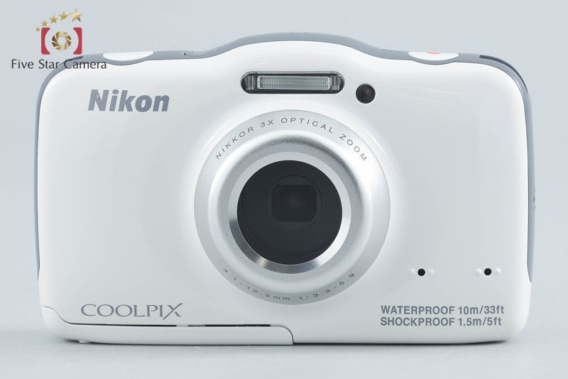 Nikon COOLPIX S32 White 13.2 MP Digital Camera