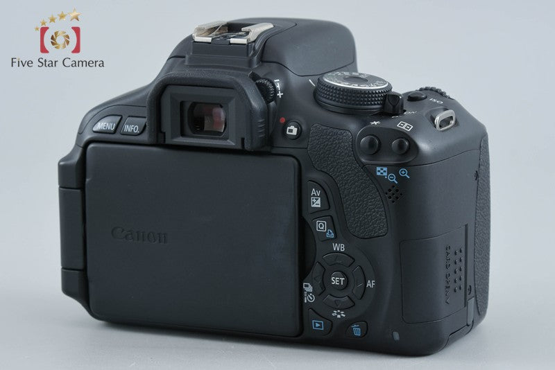 "Count 4,248" Canon EOS Kiss X5 / Rebel T3i / 600D 18.0 MP DSLR Camera Body