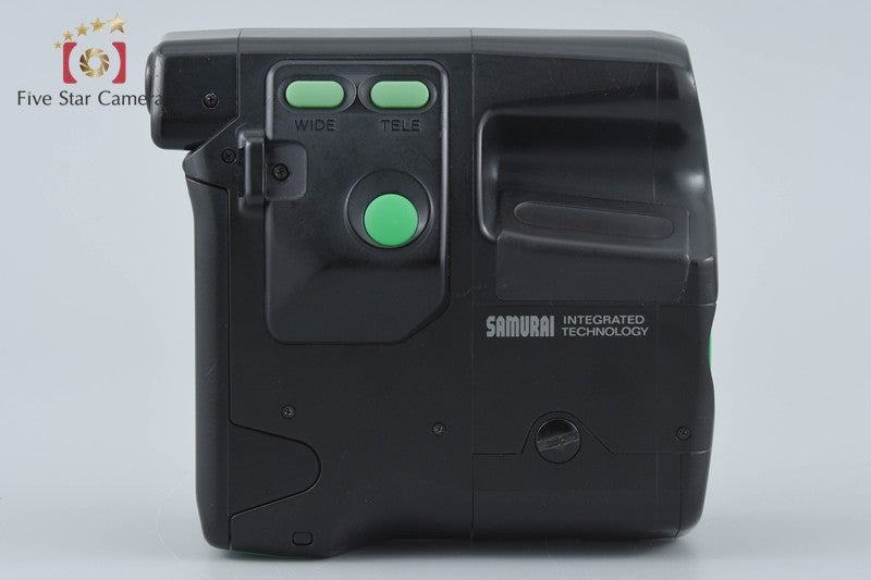 Kyocera Samurai X3.0 Green Point & Shoot Half Frame 35mm Film Camera