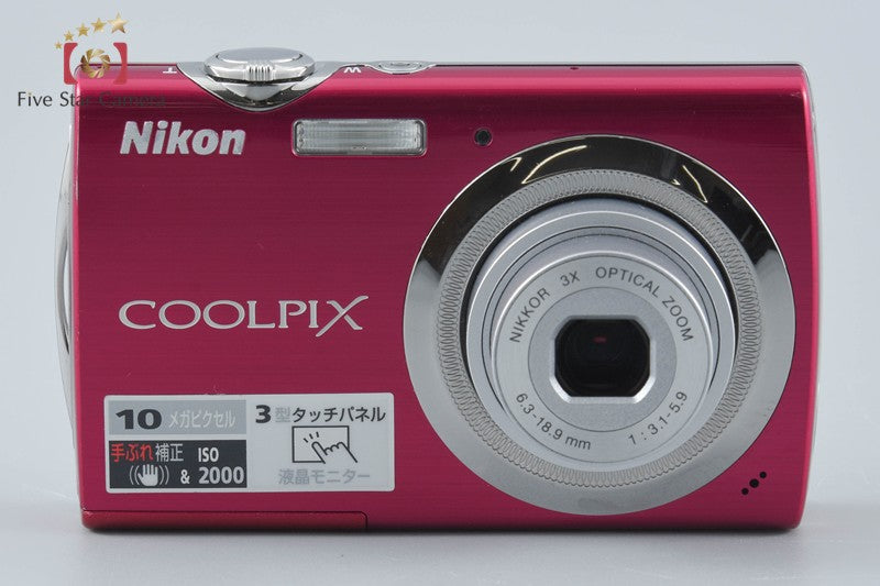 Nikon COOLPIX S230 Rose Red 10.0 MP Digital Camera