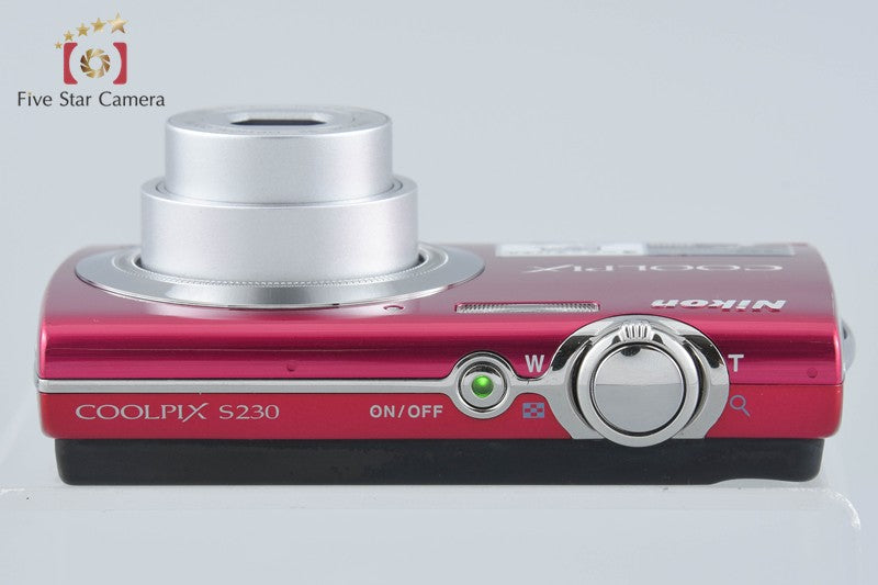 Nikon COOLPIX S230 Rose Red 10.0 MP Digital Camera