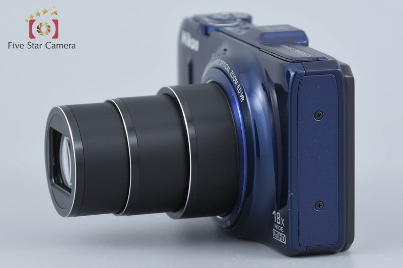 Nikon COOLPIX S9300 Navy Blue 16.0 MP Digital Camera w/ Box