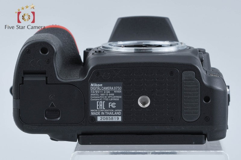 "Shutter count 1,913" Nikon D750 24.3 MP Full Frame Digital SLR Camera Body