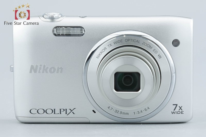 Nikon COOLPIX S3500 Crystal Silver 20.0 MP Digital Camera