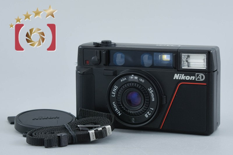 Nikon L35 AD ISO 1000 35mm Point & Shoot Film Camera