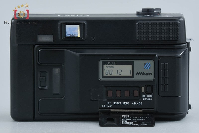 Nikon L35 AD ISO 1000 35mm Point & Shoot Film Camera