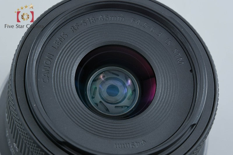 Canon RF-S 18-45mm f/4.5-6.3 IS STM Black