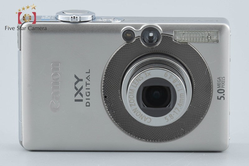 Canon IXY Digital 55 Silver 5.0 MP Digital Camera w/ Box