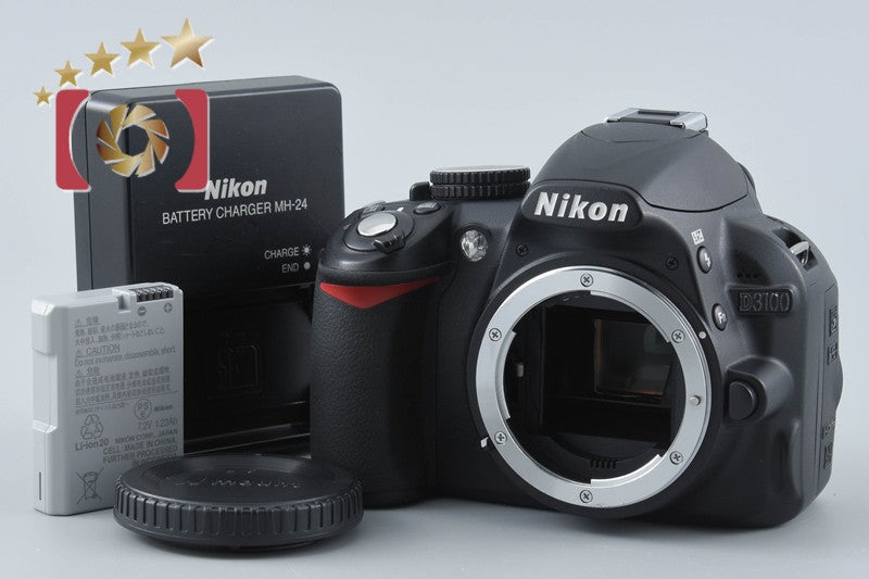 "Shutter count 2,418" Nikon D3100 Black 14.2 MP Digital SLR Camera Body