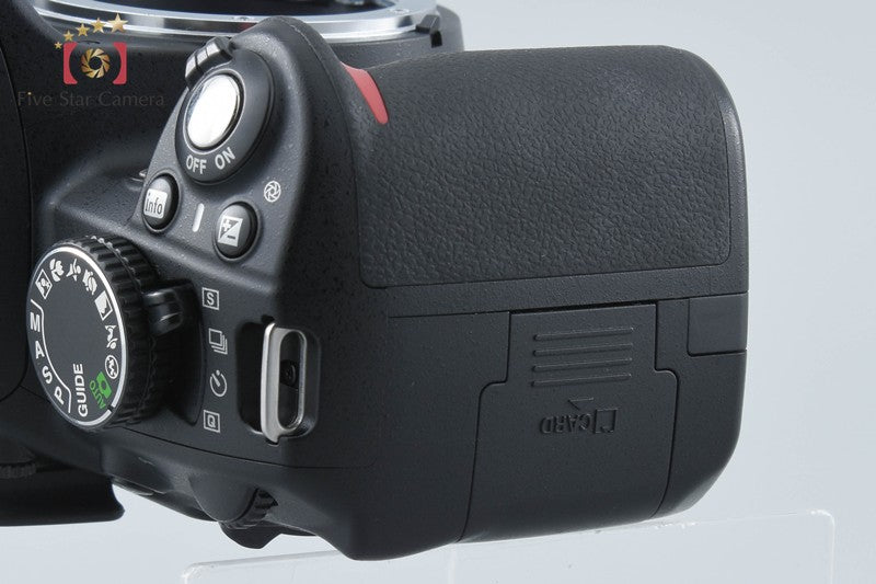 "Shutter count 2,418" Nikon D3100 Black 14.2 MP Digital SLR Camera Body