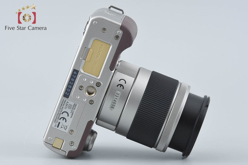 "Shutter count 1,364" PENTAX Q10 Silver Brown 12.4 MP Digital Camera 15-45 Lens
