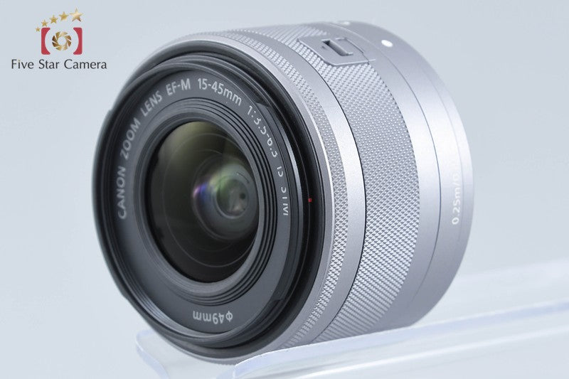 Canon EOS M10 White 18.0 MP Digital Mirrorless Camera 15-45 Lens