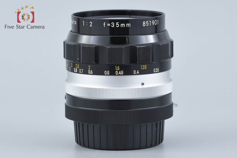Nikon NIKKOR-O.C Auto 35mm f/2 Non Ai Lens