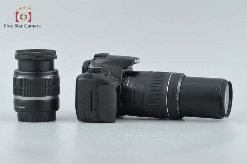 Canon EOS Kiss Digital X 10.1 MP Digital SLR Camera 18-55 55-200 Lenses