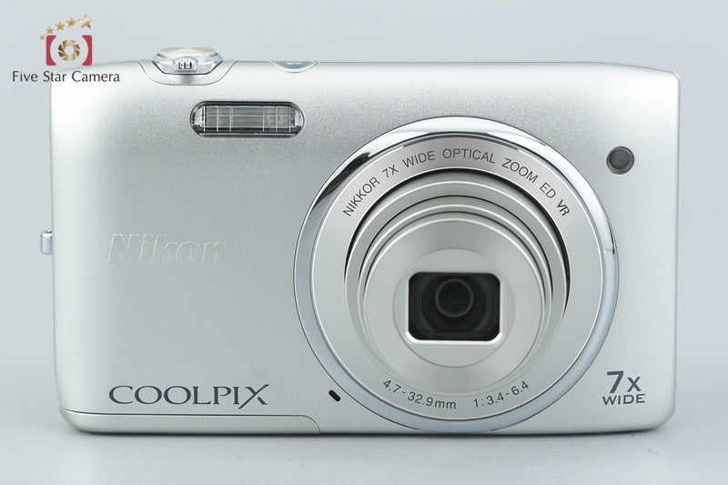 Nikon COOLPIX S3500 Crystal Silver 20.0 MP Digital Camera