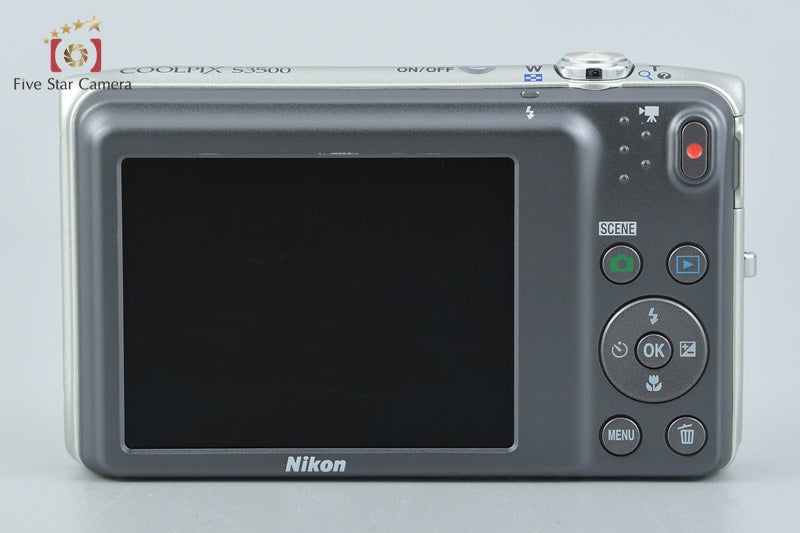 Nikon COOLPIX S3500 Crystal Silver 20.0 MP Digital Camera