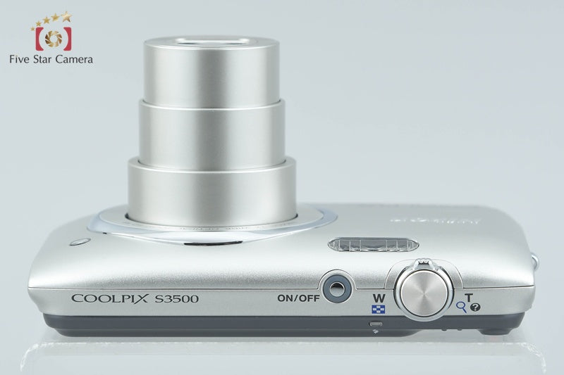 Nikon COOLPIX S3500 Crystal Silver 20.0 MP Digital Camera