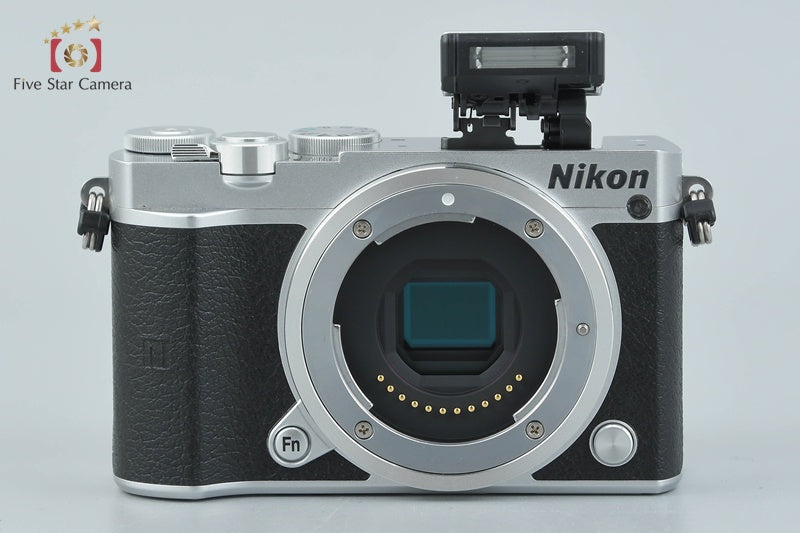 Nikon 1 J5 Silver 20.8 MP Digital Camera 10-30 Lens w/ Box