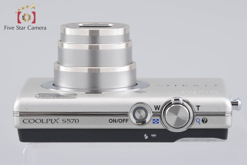 Nikon COOLPIX S570 Silver 12.0 MP Digital Camera