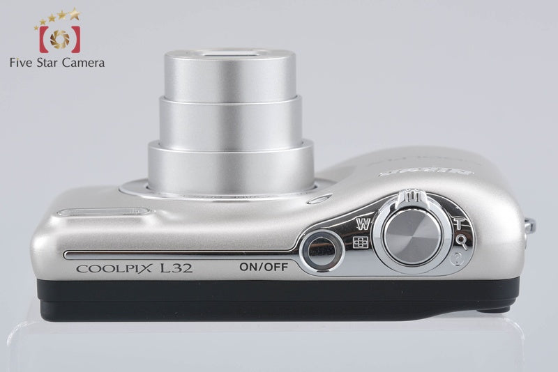 Nikon COOLPIX L32 Silver 20.1 MP Digital Camera