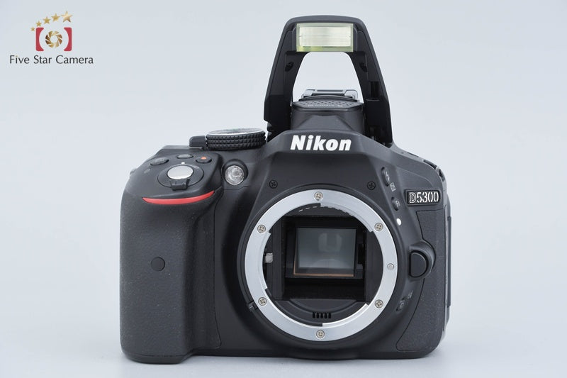 "Shutter count 4,868" Nikon D5300 Black 24.2 MP DSLR Camera Body