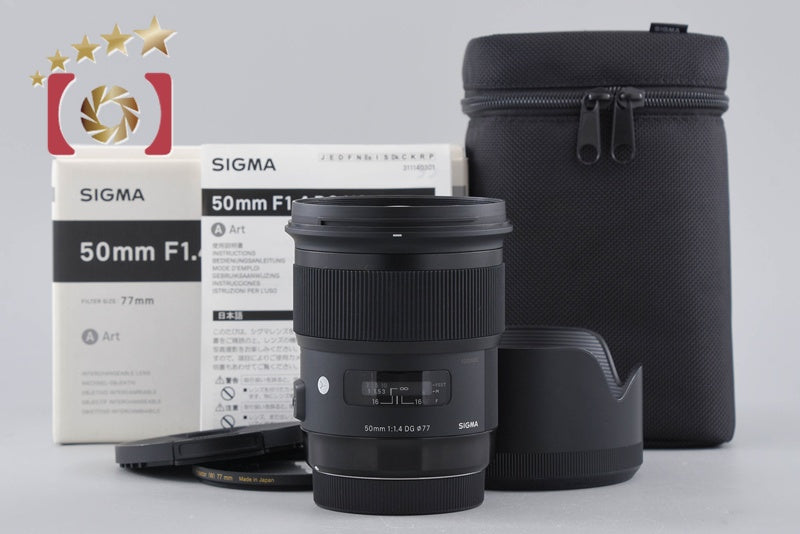 Sigma Art 50mm f/1.4 DG HSM for Canon w/ Box