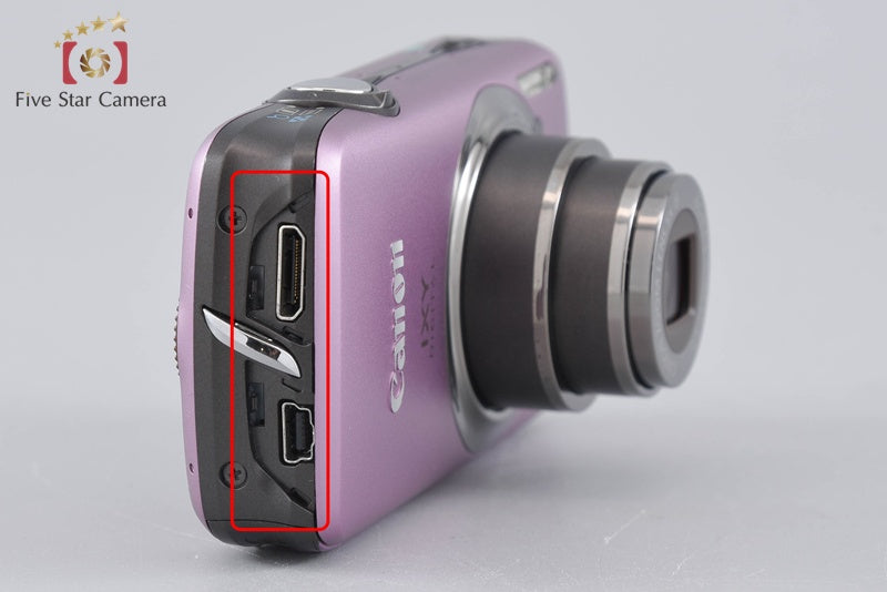 Canon IXY Digital 930 IS Purple 12.1 MP Digital Camera w/ Box