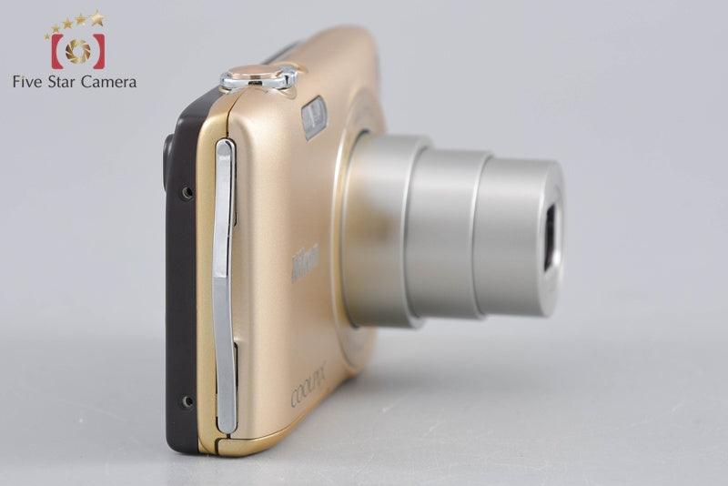 Nikon COOLPIX S3300 Sweet Gold 16.0 MP Digital Camera