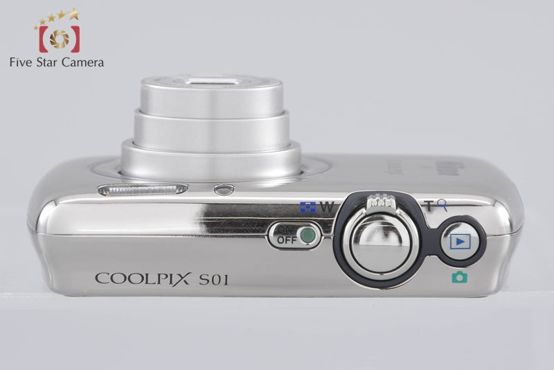Nikon COOLPIX S01 Mirror Silver 10.1 MP Digital Camera