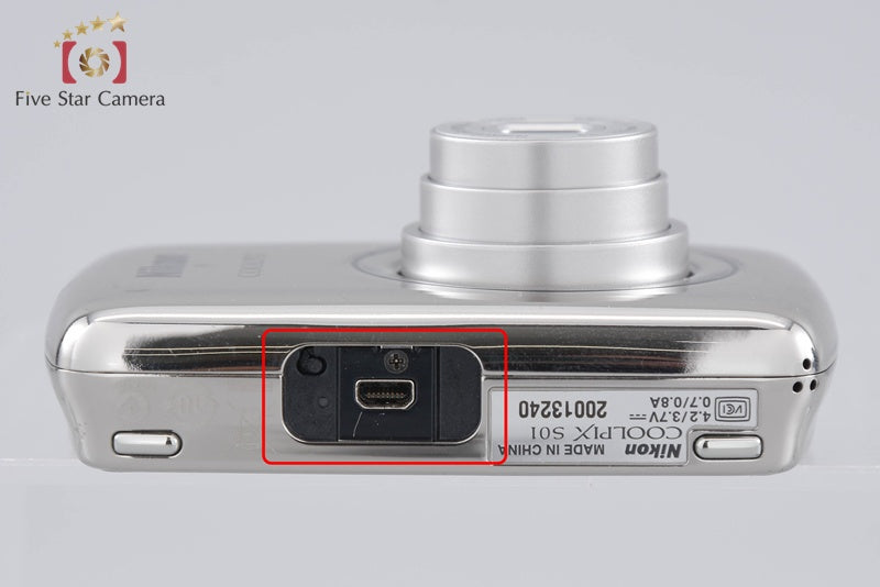 Nikon COOLPIX S01 Mirror Silver 10.1 MP Digital Camera
