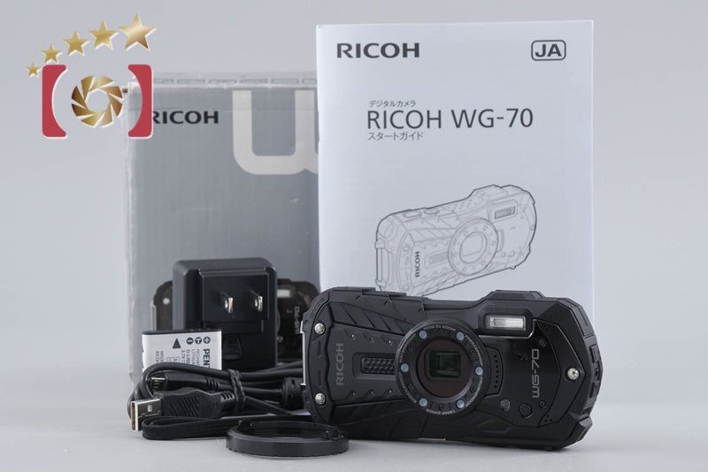 "Count 13" Ricoh PENTAX WG-70 Black 16.0 MP Waterproof Action Camera w/ Box