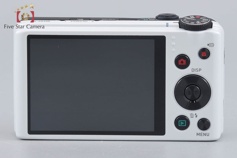 Casio HIGH SPEED EXILIM EX-ZR200 White 16.1 MP Digital Camera