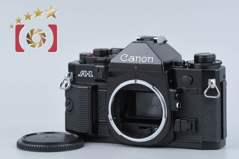Canon A-1 Black 35mm SLR Film Camera Body