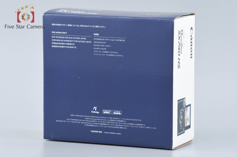 Canon PowerShot SX740 HS Black 20.3 MP Digital Camera w/ Box