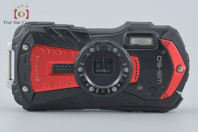 Ricoh PENTAX WG-60 Red 16.0 MP Waterproof Action Camera