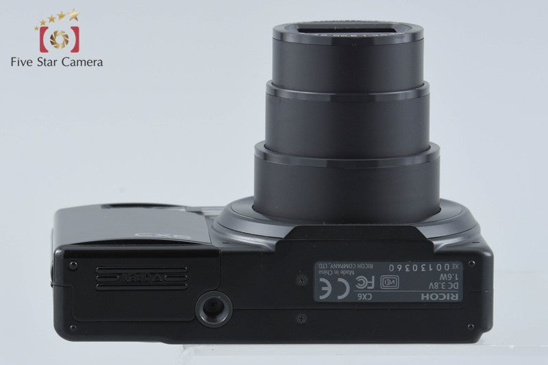 "Shutter count 884" Ricoh CX6 Black 10.0 MP Digital Camera w/ Box