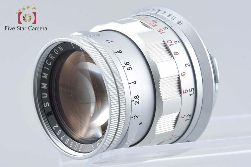 Leica SUMMICRON 50mm f/2 1st Later Model Leica M Mount