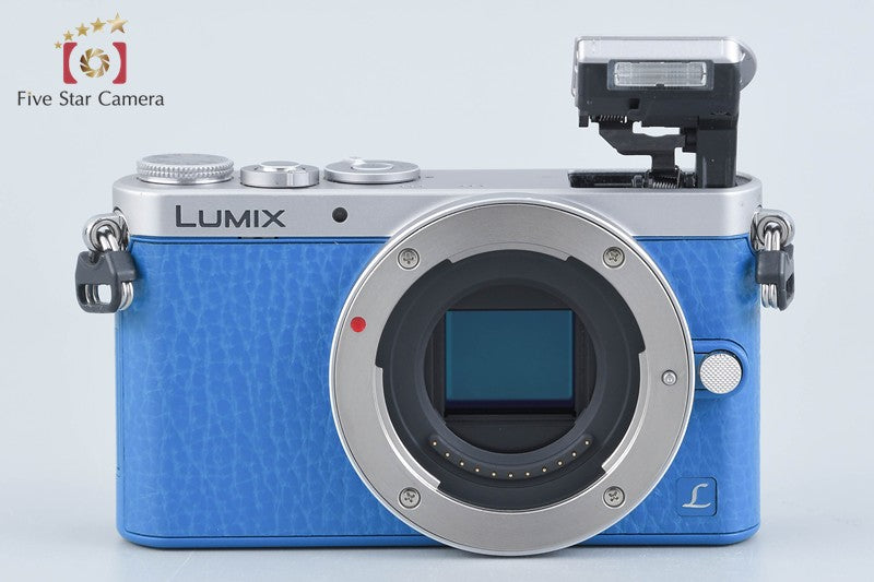 "Count 3,689" Panasonic LUMIX DMC-GM1S Blue 16.0 MP Mirrorless Camera