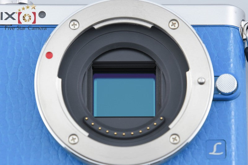 "Count 3,689" Panasonic LUMIX DMC-GM1S Blue 16.0 MP Mirrorless Camera