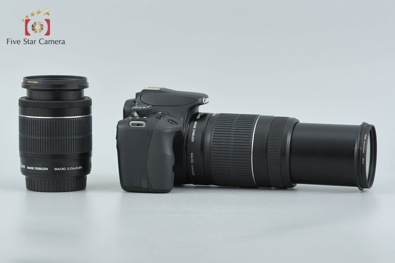 Canon EOS Kiss X7 / Rebel SL1 / 100D 18.0 MP EF-S 18-55 55-250 Lenses