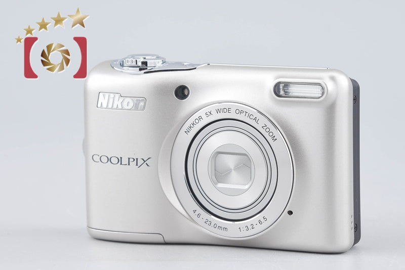 Nikon COOLPIX L32 Silver 20.1 MP Digital Camera