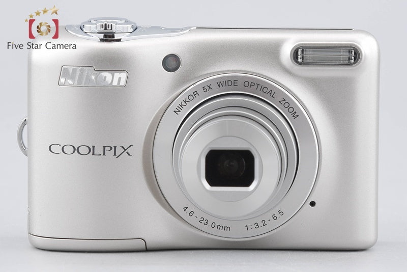 Nikon COOLPIX L32 Silver 20.1 MP Digital Camera