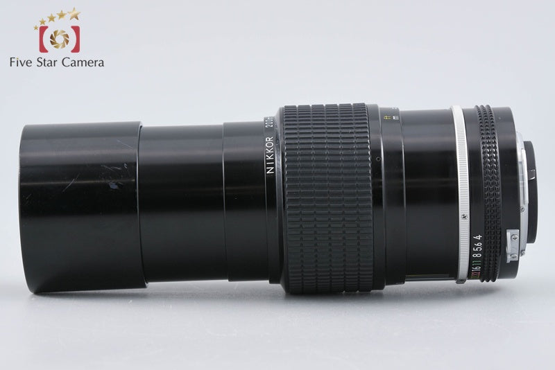 Nikon New NIKKOR 200mm f/4 Non Ai Lens
