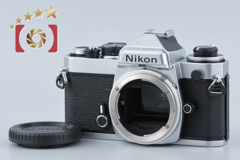 Nikon FE Silver 35mm SLR Film Camera Body